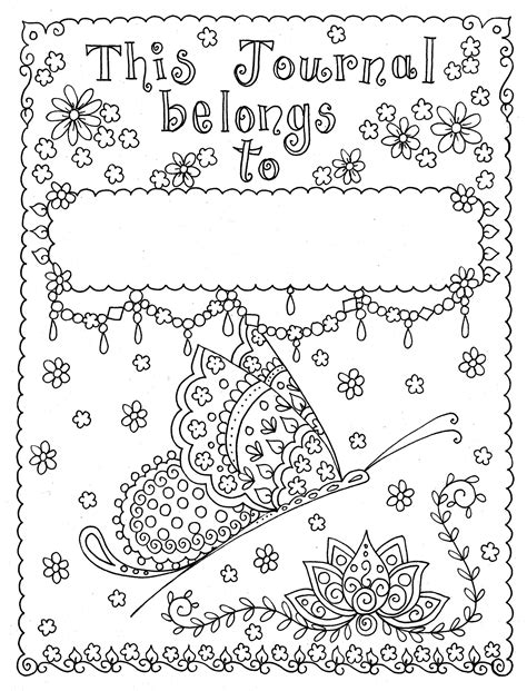 Flowers A Coloring Journal Doc