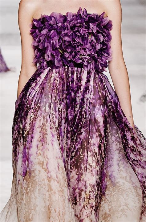 Flowing Lavender Gown: