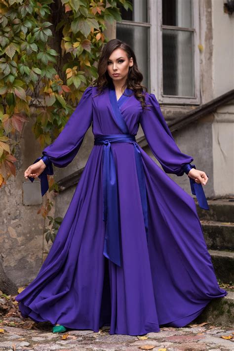 Flowing Purple Robes: