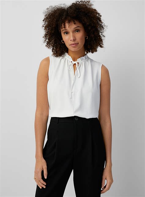 Flowy Collar No Sleeve Shirts: Timeless Elegance for Every Occasion