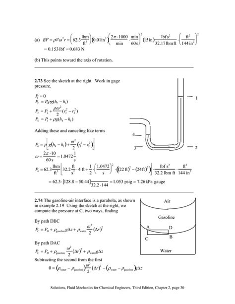 Fluid Mechanics For Chemical Engineers Third Edition Solution Doc