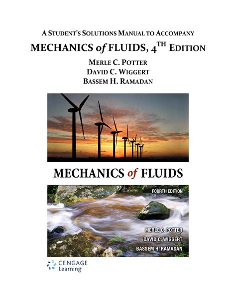 Fluid Mechanics Potter Solutions Manual PDF