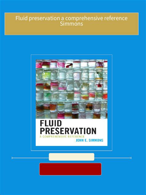 Fluid_Preservation_A_Comprehensive_Reference_eBook_John_E_Simmons Ebook Reader