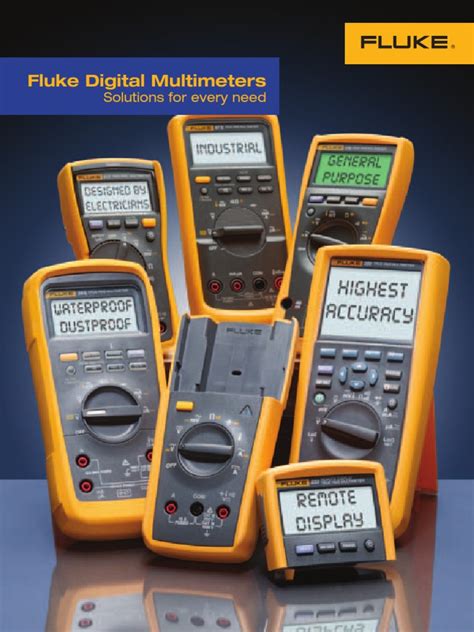 Fluke Multimeter Catalog