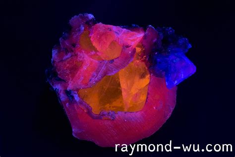 Fluorescence in Calcite: A Symphony of Colors