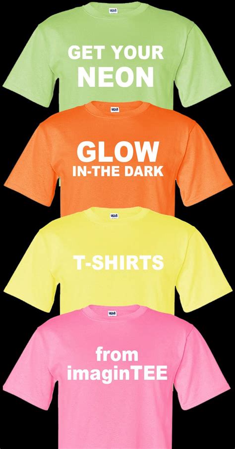 Fluorescent T-Shirts: Your Guide to Glow-in-the-Dark Expression