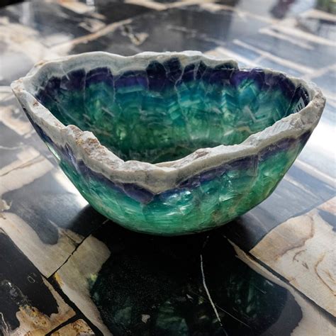 Fluorite Bowl: The Gemstone That Emits Negative Ions for Your Health and Wellness