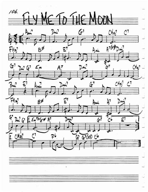 Fly Me To The Moon Chart