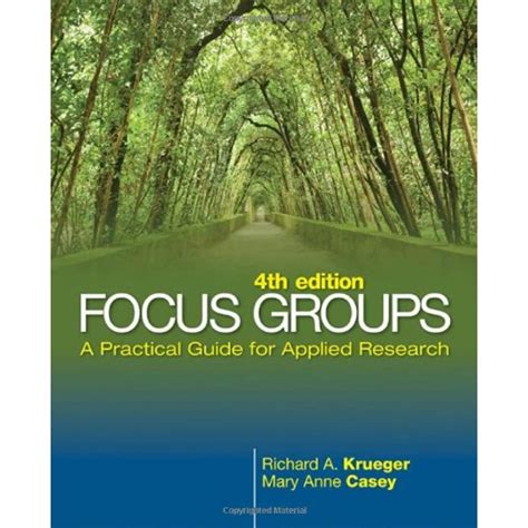 Focus Groups: A Practical Guide for Applied Research Kindle Editon