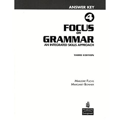 Focus On Grammar 4 Answer Key PDF