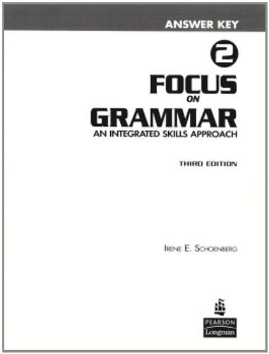 Focus On Grammar 4 Answer Key Free Download Kindle Editon