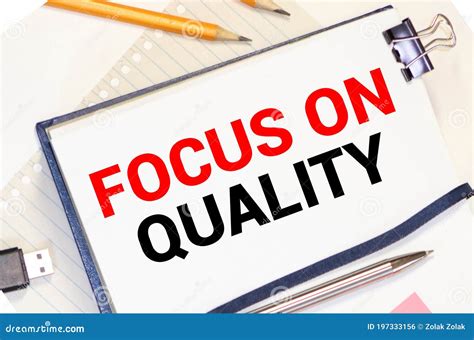 Focus on Quality Content