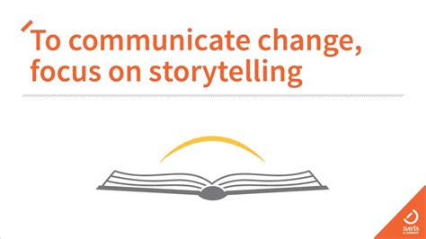 Focus on Storytelling: