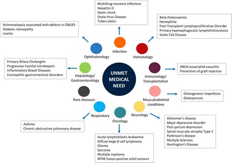 Focus on unmet medical needs: