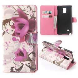 Fogeek Samsung Leather N910 White Flowers Reader