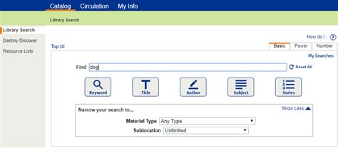 Follet Destiny Add Catalog Search To Web Page
