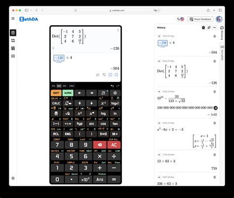 Fonctionnalités des Calculatrices en Ligne Scientifiques