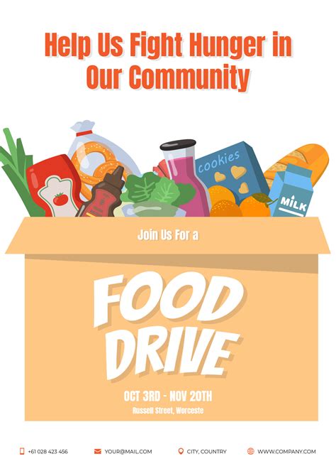 Food Drive Flyer Template