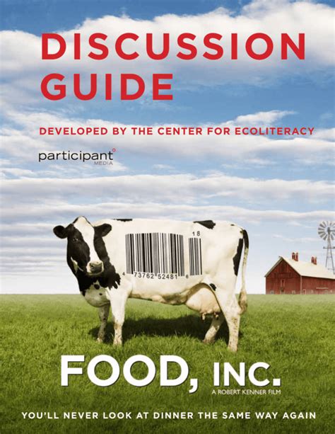 Food Inc Discussion Guide Answers Ebook PDF