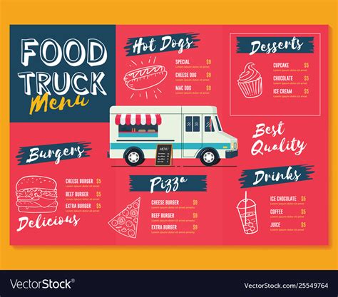 Food Truck Menu Templates