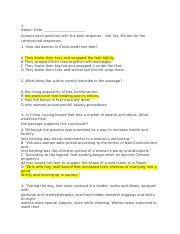 Foot Binding Passage Answer Sheet Epub