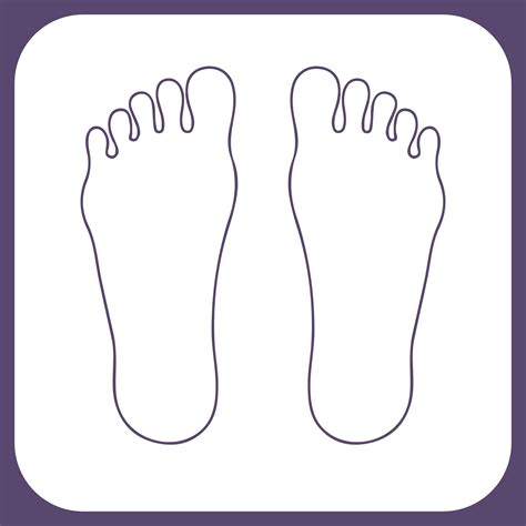 Foot Template Printable