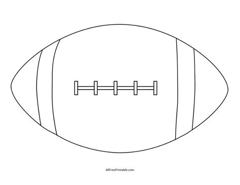 Football Cut Out Template