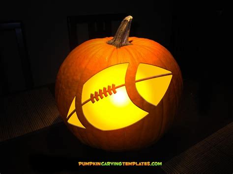 Football Pumpkin Carving Templates