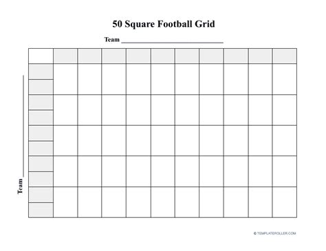 Football Square Templates