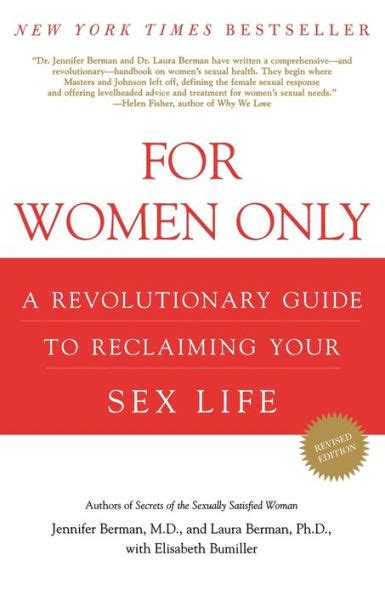 For Women Only A Revolutionary Guide to Reclaiming Your Sex Life Epub