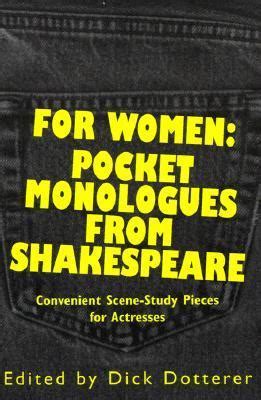 For Women Pocket Monologues from Shakespeare PDF