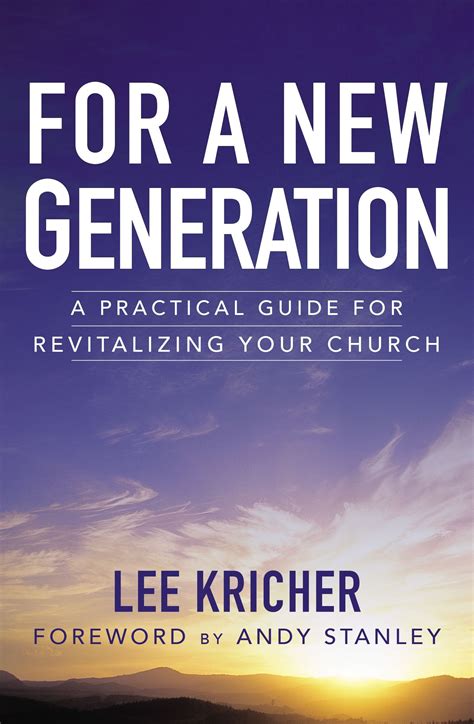 For a New Generation A Practical Guide for Revitalizing Your Church Epub