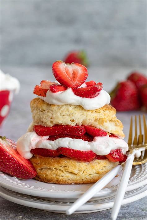 For the strawberry shortcake: