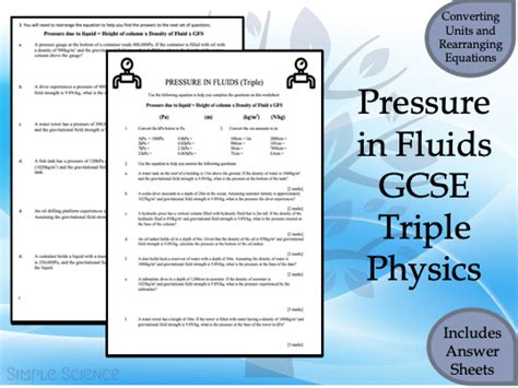 Forces In Fluids Workbook Answers Calculating Pressure Kindle Editon