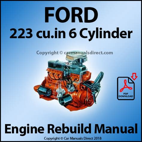 Ford 223 Engine Manual Ebook PDF