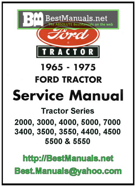 Ford 3000 Tractor Service Manual Ebook PDF