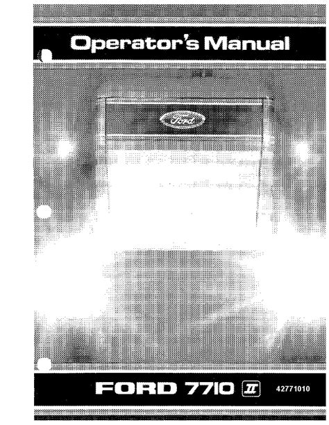 Ford 7710 Service Manual PDF PDF