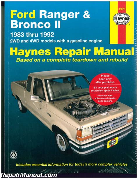 Ford Bronco Ii Truck Shop Manual Ebook Reader