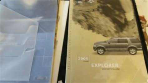 Ford Explorer 2004 Owners Manual Ebook PDF