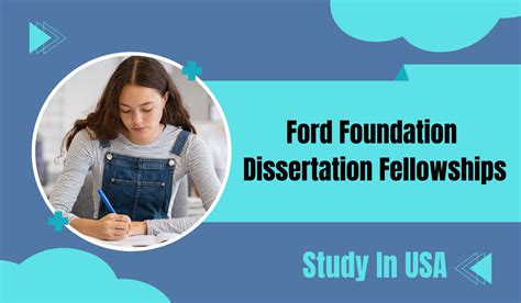 Ford Fellowship Dissertation: A Comprehensive Guide to Success