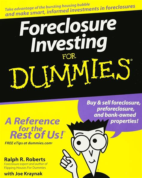 Foreclosure Investing For Dummies Kindle Editon