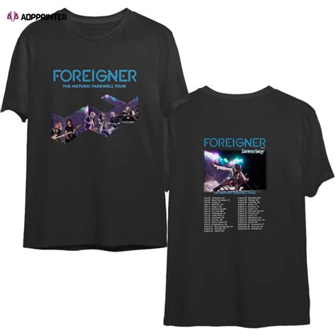 Foreigner Tour Shirts: Express Your Fandom and Travel in Style