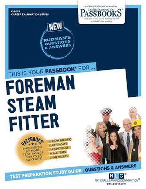 Foreman SteamfitterPassbooks Career Examination Ser C-2025 PDF