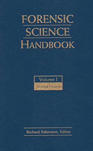 Forensic Science Handbook Volume 1 2nd Edition Reader
