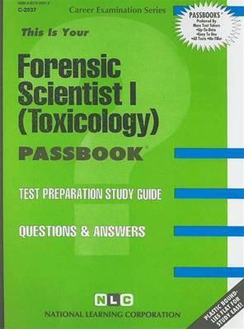Forensic Scientist I ToxicologyPassbooks Doc