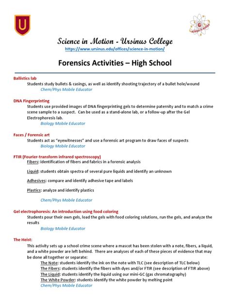 Forensics For High School Checkpoint Answers PDF