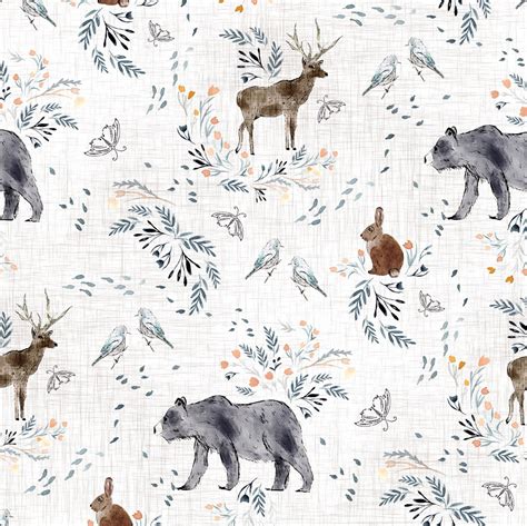 Forest Animal Fabric: Transform Your Decor with the Enchantment of Nature