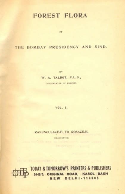 Forest Flora of Bombay Presidency and Sind 2 Vols. Reprint Kindle Editon