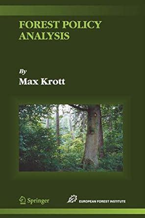 Forest Policy Analysis 1st Edition PDF