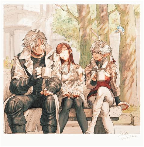 Forge a bond with Thancred, Urianger, and Alisaie: